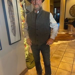 Authentic Stormy Kromer, men’s wool vest.